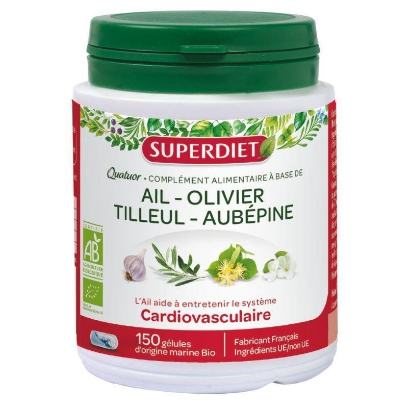 Quatuor Cardiovasculaire bio Super Diet - soutien naturel du système cardiovasculaire