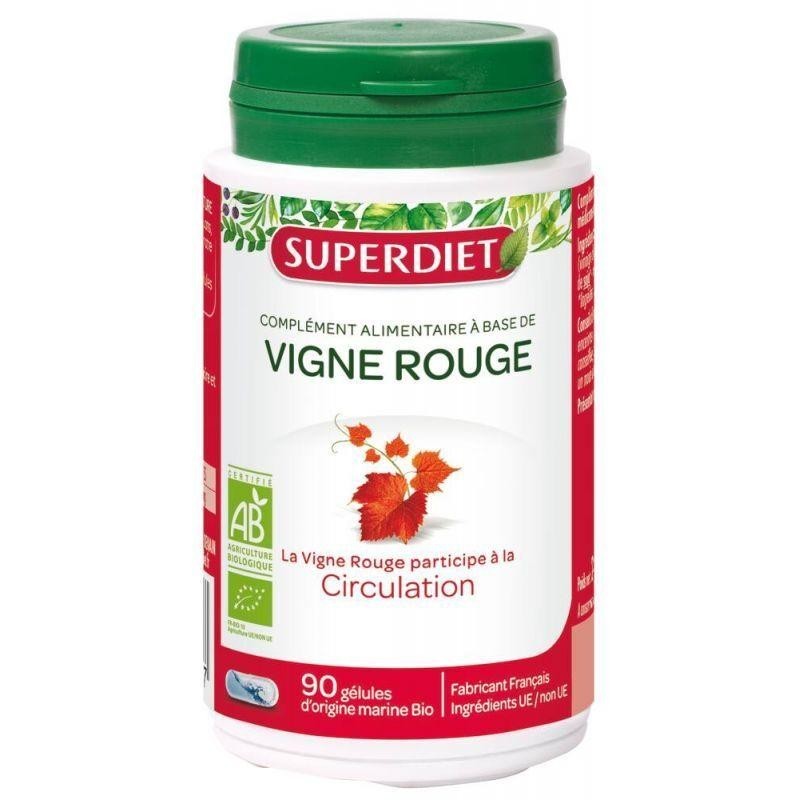 Vigne Rouge bio Super Diet pour le bien-être circulatoire et les jambes légères