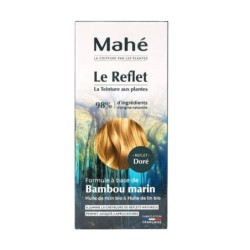 Reflet Doré – Teinture aux plantes Mahé pour cheveux naturels