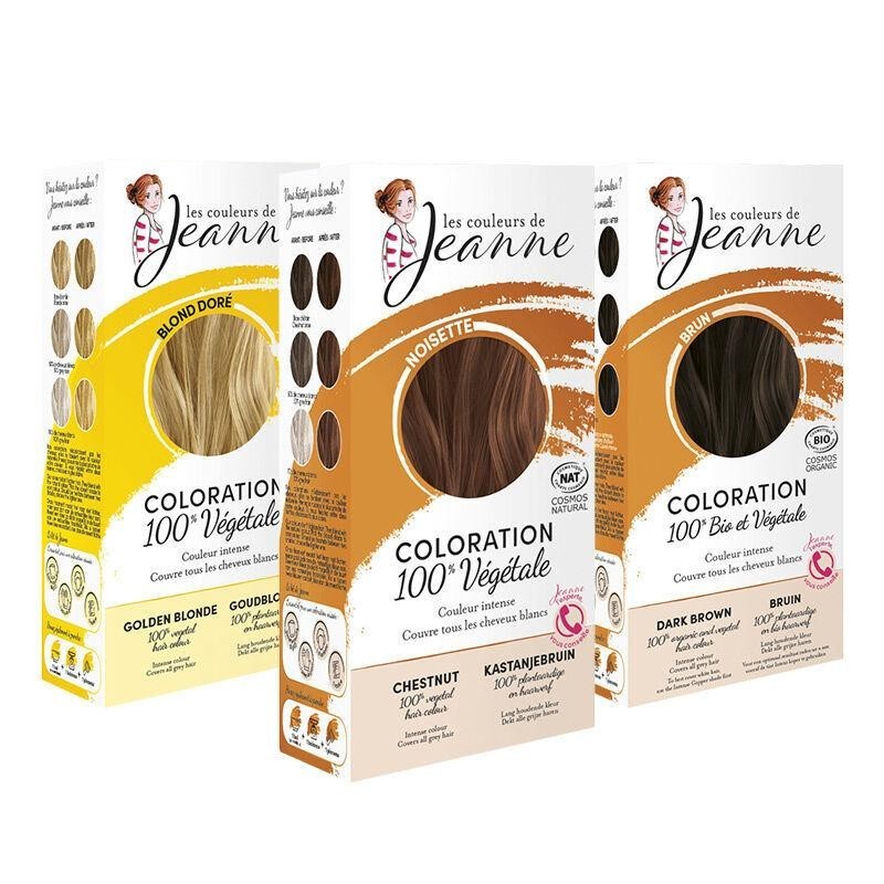 Coloration 100% végétale Les Couleurs de Jeanne