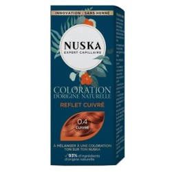 Coloration naturelle Reflet cuivré 0.4 Nuska pour un éclat chaud