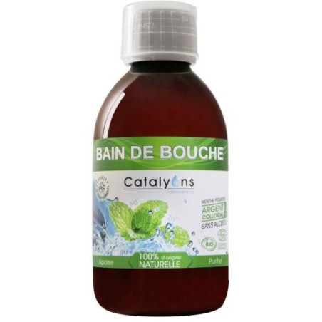Bain de bouche Argent Colloïdal (sans alcool) Flacon 250 ml