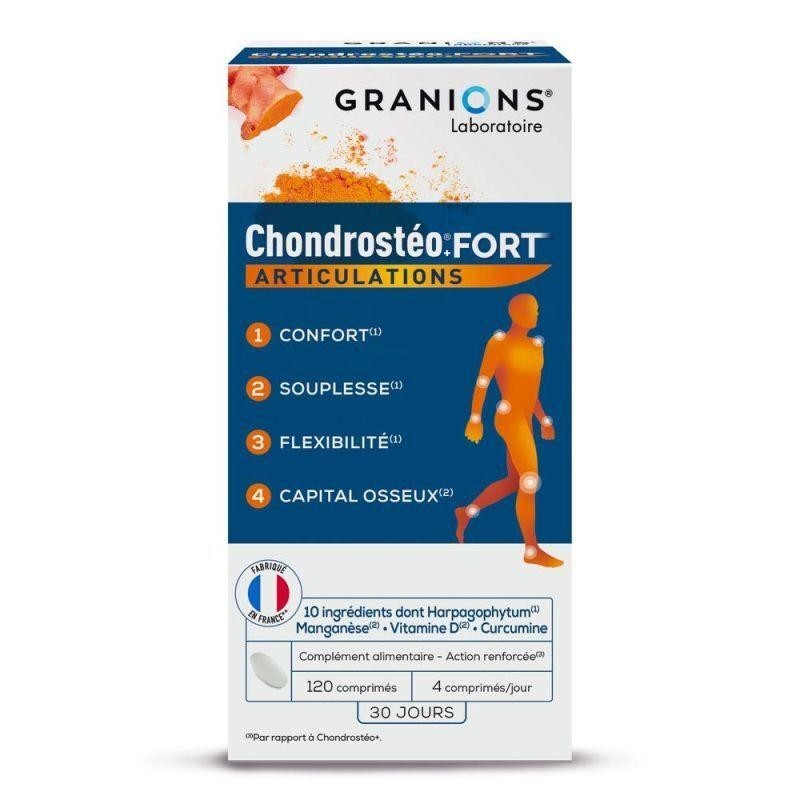 Chondrostéo+ Fort de Granions Laboratoire - complément pour le confort et la santé des articulations