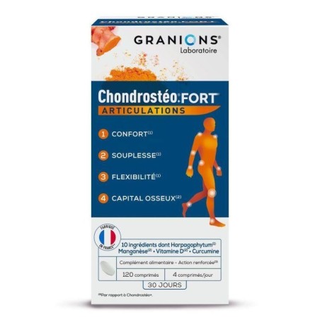 Chondrostéo+ Fort de Granions Laboratoire - complément pour le confort et la santé des articulations