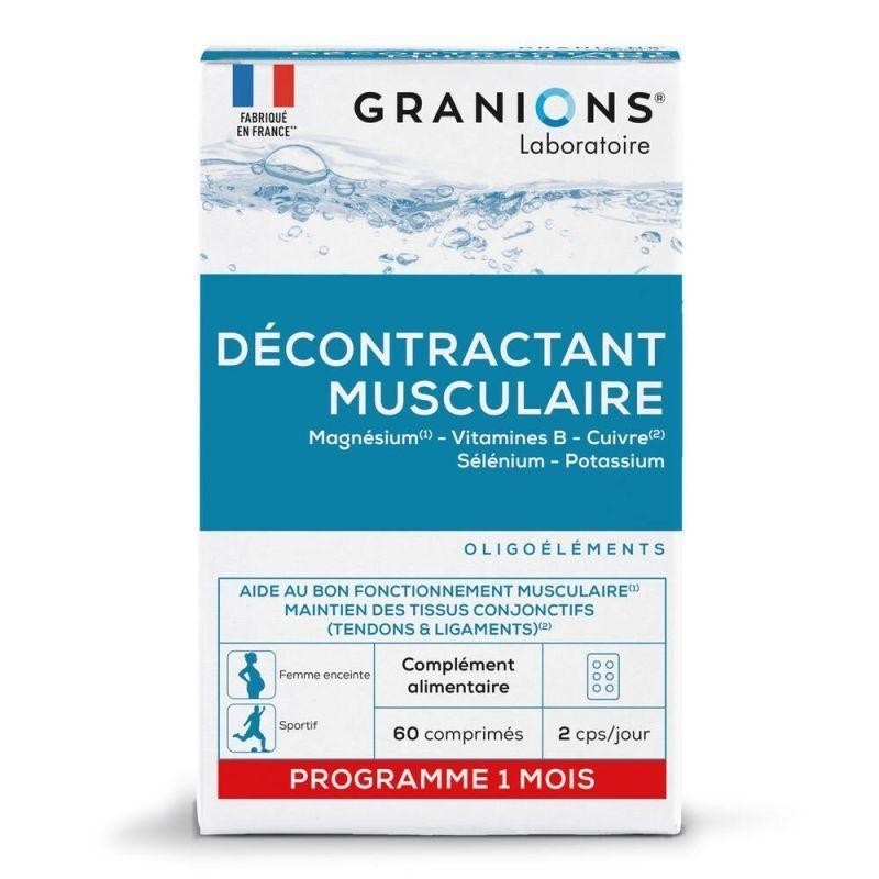 Décontractant Musculaire Granions 15 g pour soulager les contractures et favoriser la relaxation musculaire