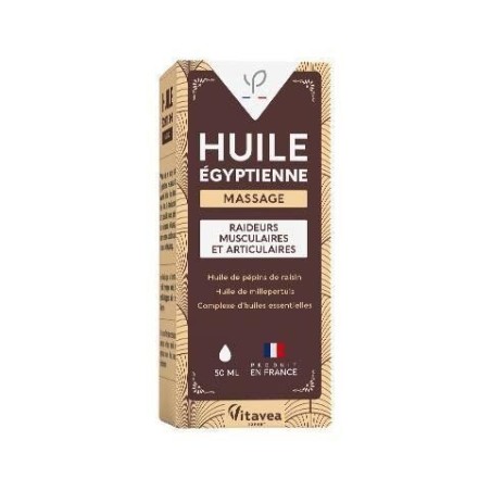 Huile égyptienne Ponroy - huile de massage naturelle pour apaiser les muscles et articulations