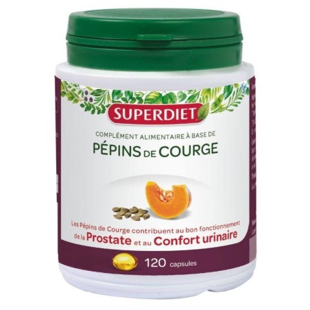 Huile de pépin de courge Super Diet pour le confort urinaire et la santé de la prostate
