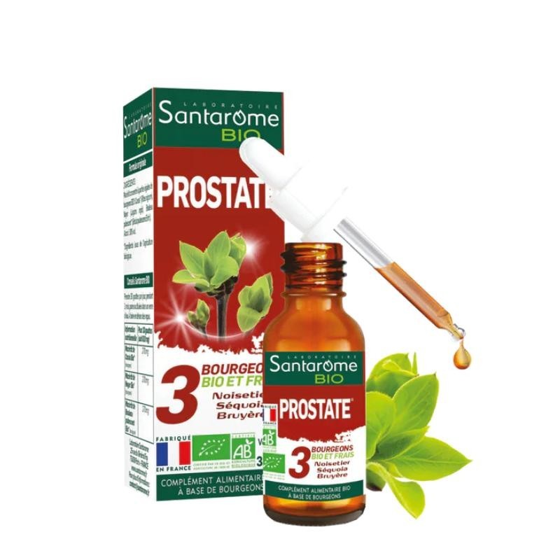 Prostate bio - Complexe de bourgeons Santarome pour confort urinaire et bien-être masculin