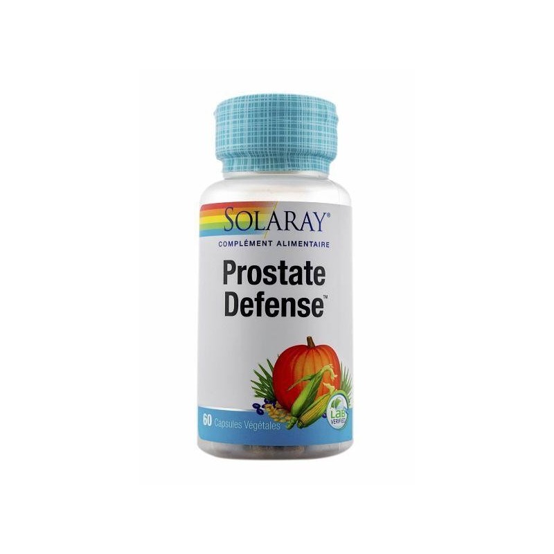 Prostate Défense de Solaray - complément naturel pour le confort prostatique et urinaire