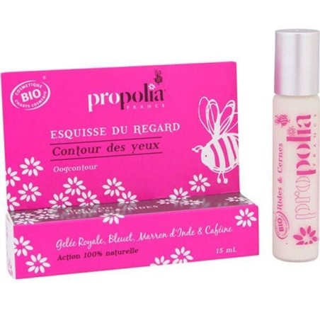 Contour des yeux bio Esquisse du regard Propolia - soin défatiguant et anti-rides naturel à base de gelée royale
