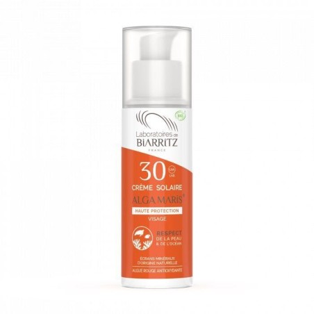 Crème solaire visage SPF 30 bio
