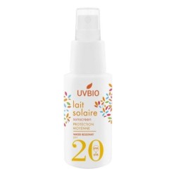 Lait solaire SPF20 bio - spray 20ml