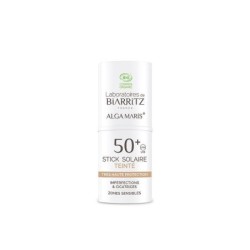 Stick solaire teinté bio SPF50+ pour protéger et unifier le teint