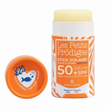 Stick solaire visage et lèvres SPF50+