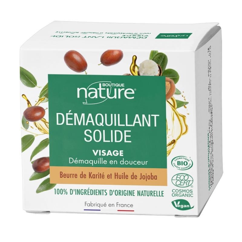 Démaquillant solide bio Karité et Jojoba