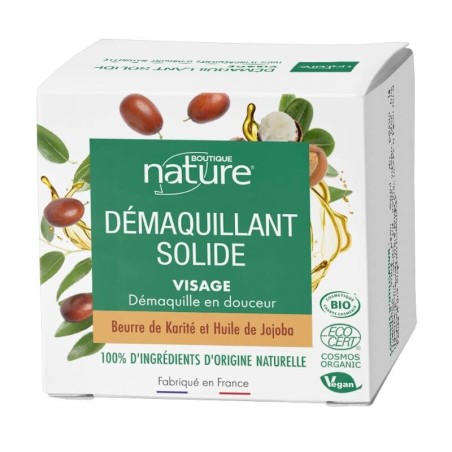 Démaquillant solide bio Karité et Jojoba