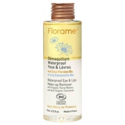 Démaquillant yeux et lèvres waterproof biphasé bio Florame