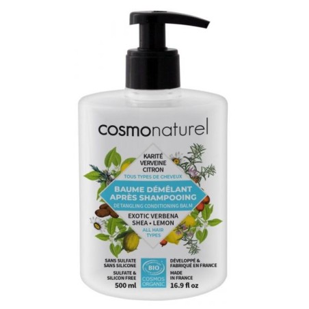 Baume démêlant tous cheveux : Karité/Verveine/Citron/Sauge