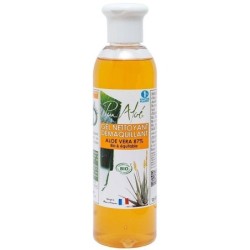 Gel nettoyant démaquillant bio 87% Aloé Vera Pur'Aloé 200 ml pour peau hydratée et régénérée