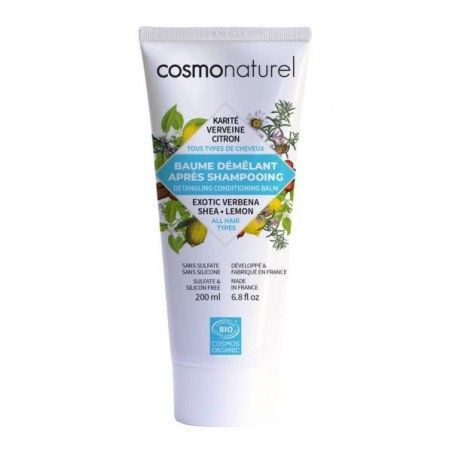 Baume démêlant tous cheveux : Karité/Verveine/Citron/Sauge