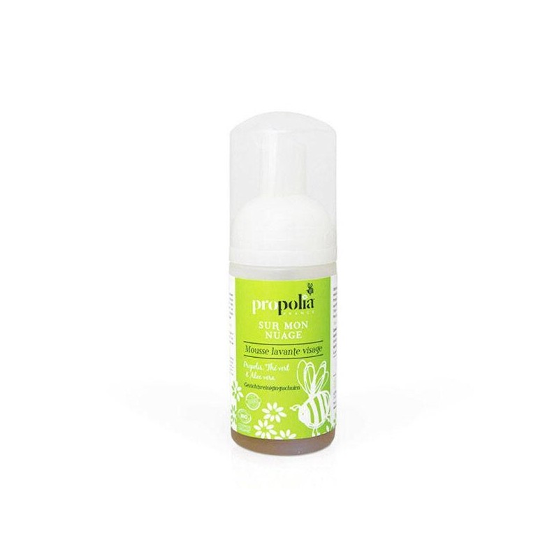 Mousse lavante visage bio Sur mon Nuage Propolia pour un nettoyage doux et efficace