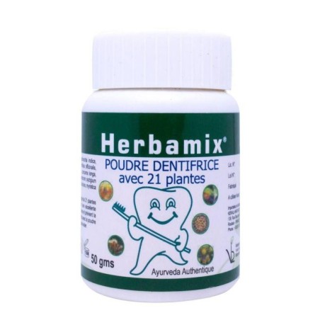 Poudre Dentifrice Herbamix 100% naturelle