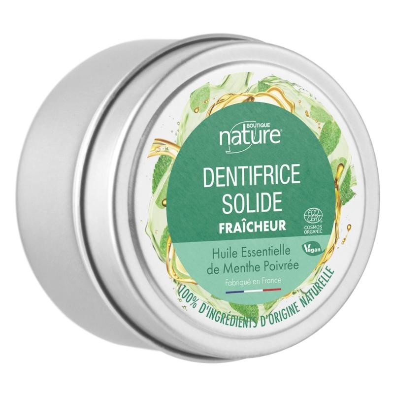 Dentifrice solide Fraîcheur bio Boutique Nature