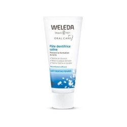 Pâte dentifrice saline Weleda 250 ml pour une hygiène bucco-dentaire naturelle et efficace.