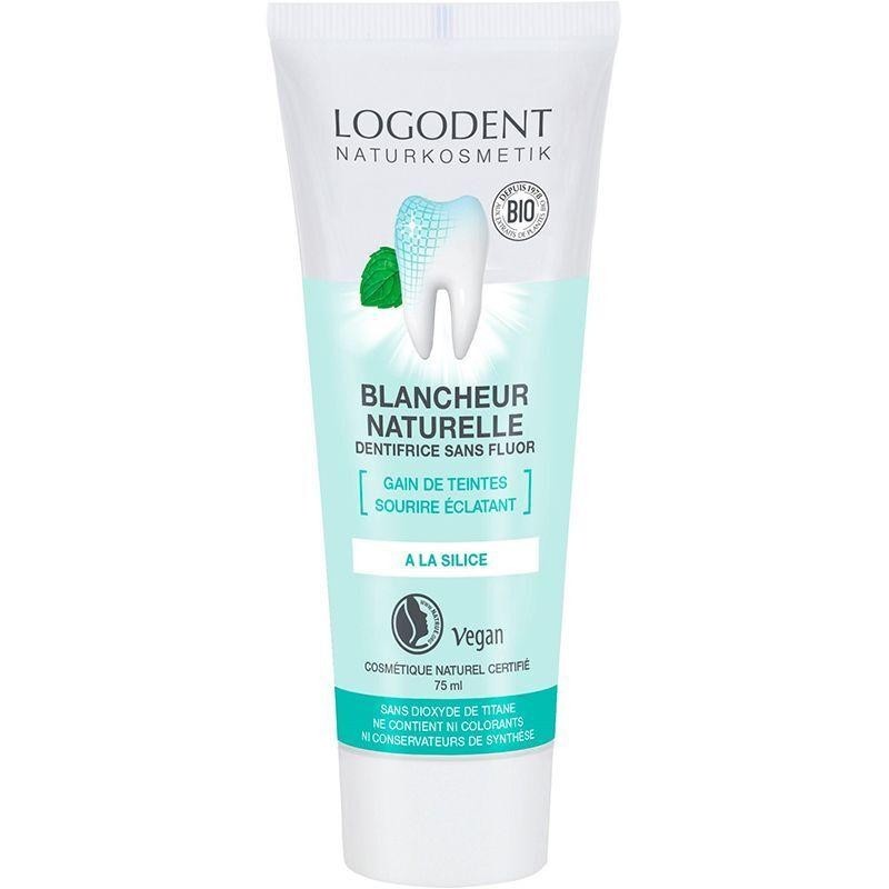 Pâte dentifrice bio Logona pour blancheur naturelle et haleine fraîche