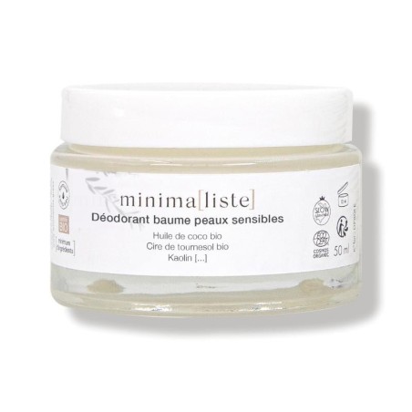 Déodorant baume Peaux sensibles bio de Minima[liste]