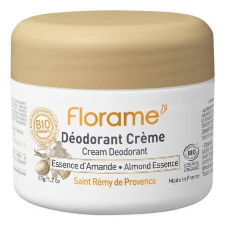Déodorant crème bio Florame à l'amande douce