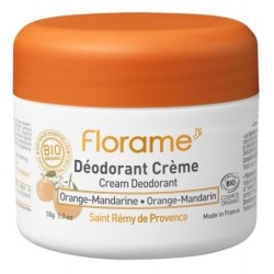 Déodorant crème bio Orange Mandarine Florame
