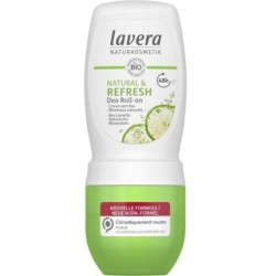 Déodorant roll-on Natural and Refresh bio Lavera 100 ml