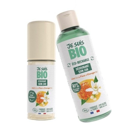 Déodorant Roll-on 24h Miel Fleurs d'Oranger bio