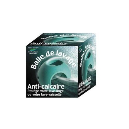 Balle anti-calcaire pour linge et vaisselle