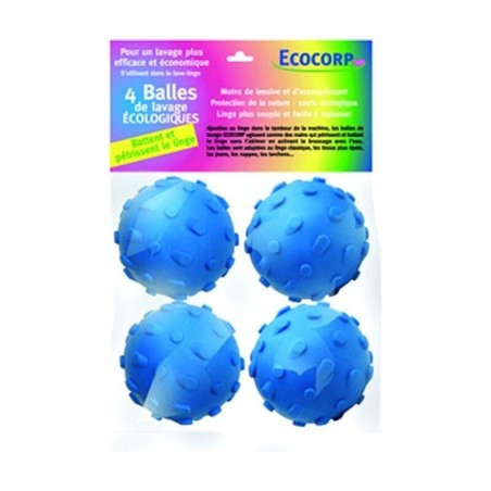 Balles-battoirs de lavage écologique pour un linge doux et un lavage efficace.