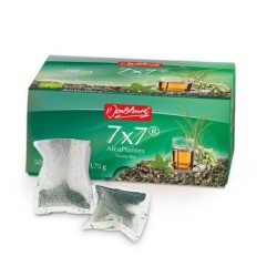 Tisane 7 x 7 AlcaPlantes de P. Jentschura - infusion bio aux 49 plantes pour détoxification et bien-être