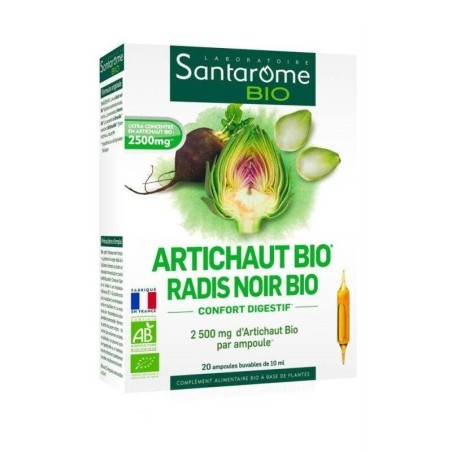 Artichaut Radis Noir Bio de Santarome - soutien digestif et santé du foie