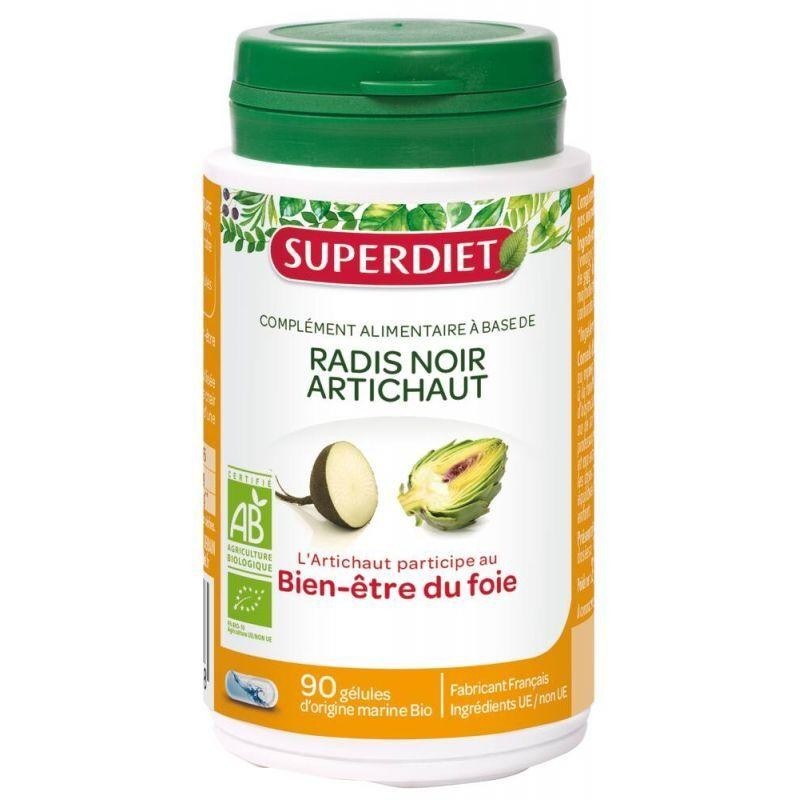 Radis noir Artichaut bio de Super Diet