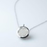 Collier Stellaé diffuseur d'huile essentielle en acier inoxydable