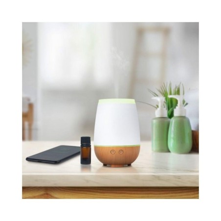 Diffuseur ultrasonique Musilia avec enceinte Bluetooth pour diffusion d'huiles essentielles et ambiance lumineuse relaxante