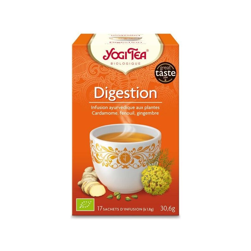 Boîte de 20 sachets d'Infusion ayurvédique Digestion bio