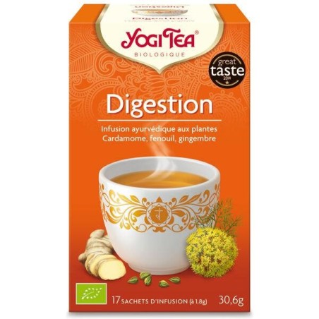 Boîte de 20 sachets d'Infusion ayurvédique Digestion bio