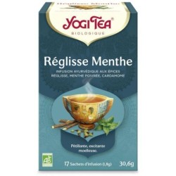 Infusion Ayurvédique Réglisse Menthe Bio de Yogi Tea