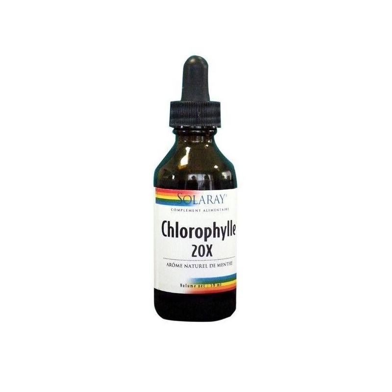 Chlorophylle 20X liquide de Solaray