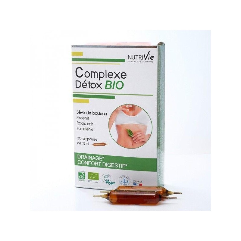 Complément alimentaire Complexe Détox bio Nutrivie
