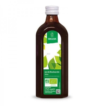 Jus de Bouleau bio Weleda - complément détox naturel pour éliminer les toxines et retrouver vitalité.