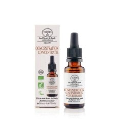 Élixir floral bio Concentration - Amélioration de la concentration mentale et de la clarté avec des fleurs de Bach naturelles.