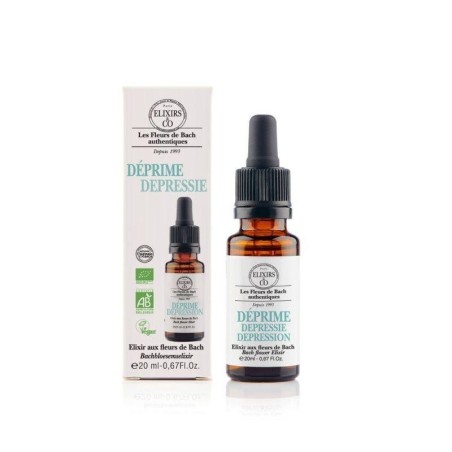 Elixirs and Co Déprime bio - Elixir floral 250 ml pour améliorer le moral et retrouver la joie de vivre