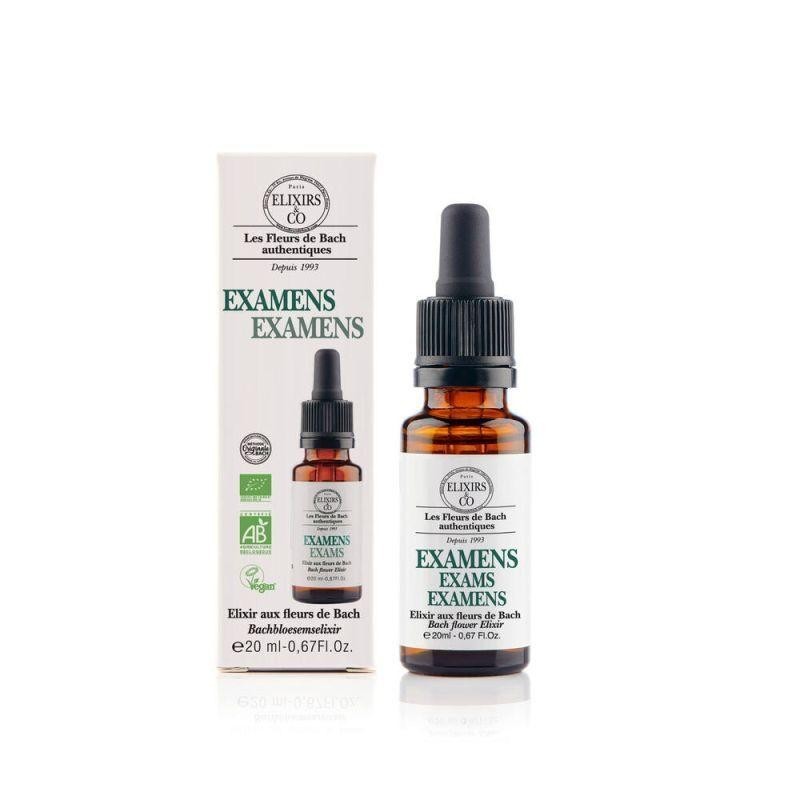 Elixir bio aux fleurs de Bach pour améliorer la concentration et gérer le stress des examens